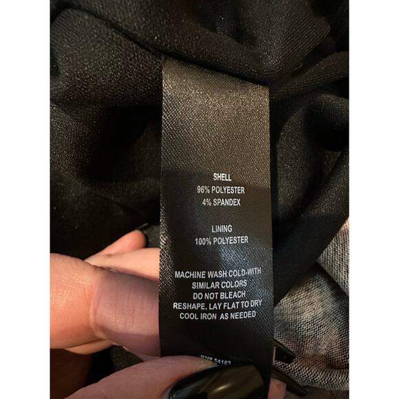 Jessica Howard Women's Plaid A-Line Dress Burgundy Size 2X NWT - Picture 6 of 10